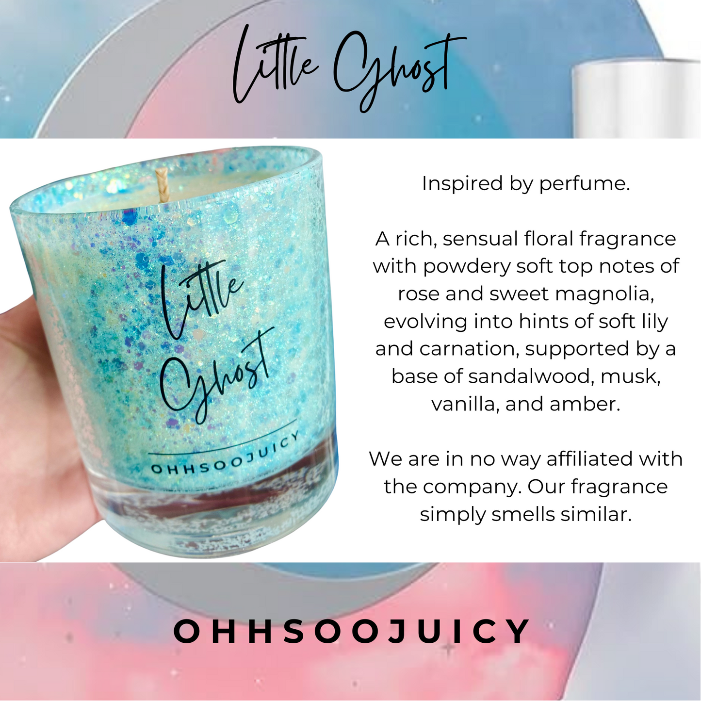 GLITTER CANDLE (2FOR£30 ENDS 12/12/2025)