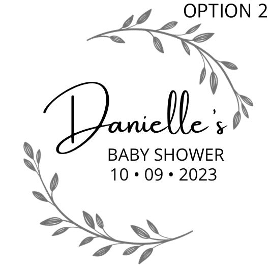 PERSONALISED BABY SHOWER FAVOURS (1X FEET IN PACK)